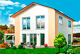 Individuelles energieeffizientes KFW 55 Stadthaus mit Pelletheizung