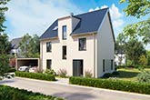 Architekten -  Haus mit Wohnkeller und einer effizienten Pelletanlage